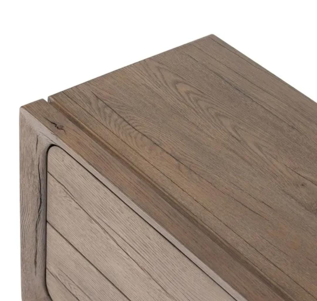 HENRY NIGHTSTAND-RUSTIC GREY VENEER