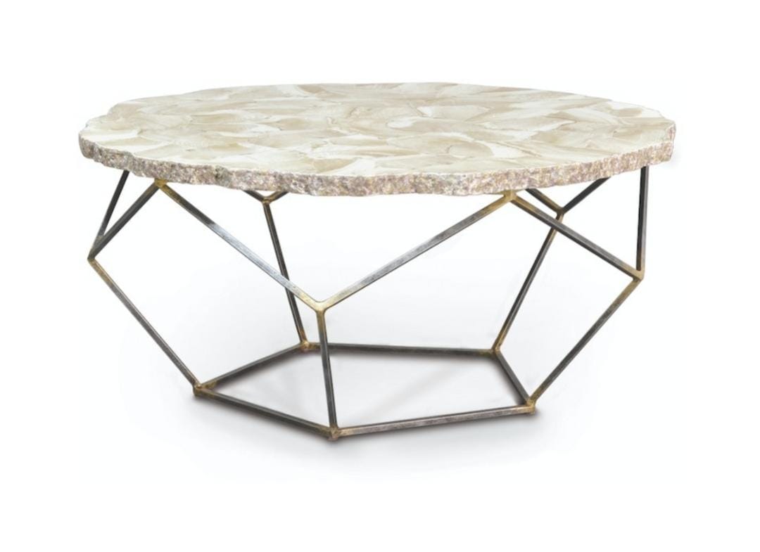 LOREN FOSSILIZED CLAM COFFEE TABLE