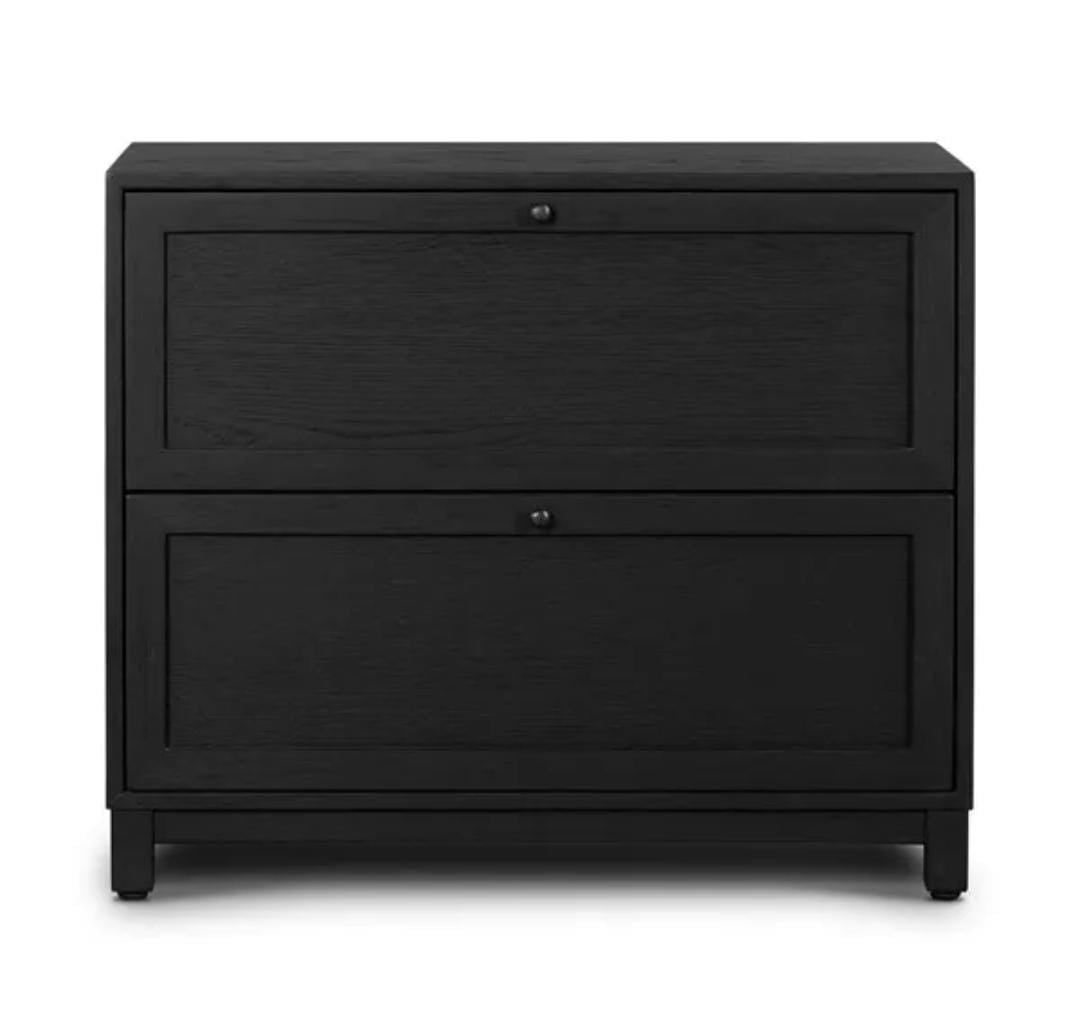 MILLIE NIGHTSTAND-DRIFTED MATTE BLACK