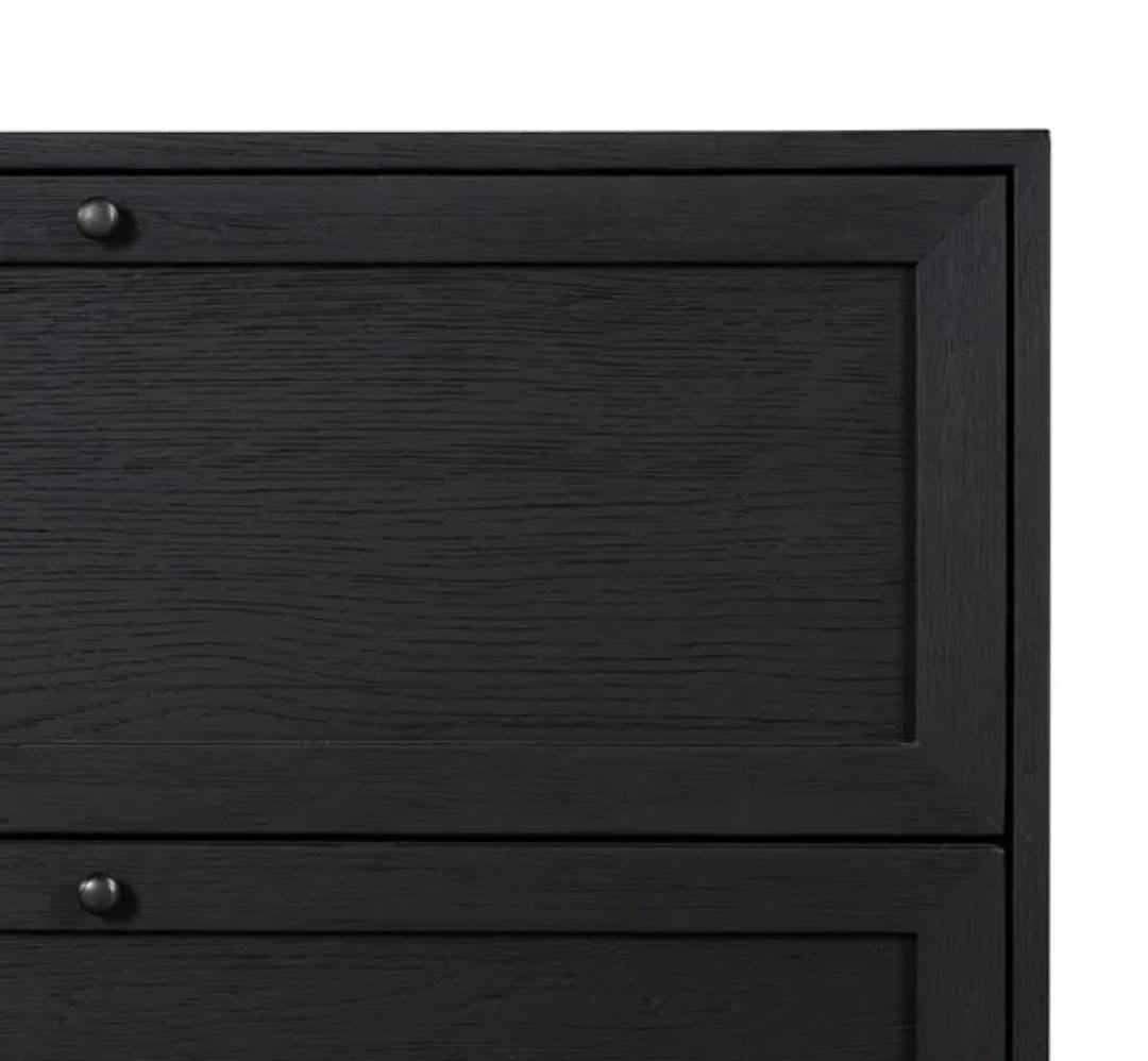 MILLIE NIGHTSTAND-DRIFTED MATTE BLACK