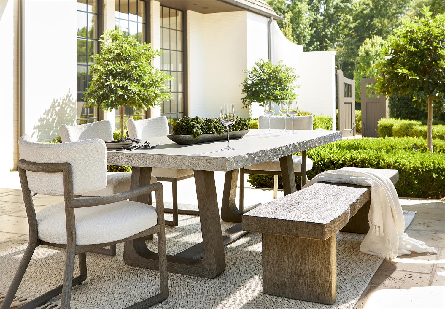 TROUVILLE OUTDOOR DINING TABLE