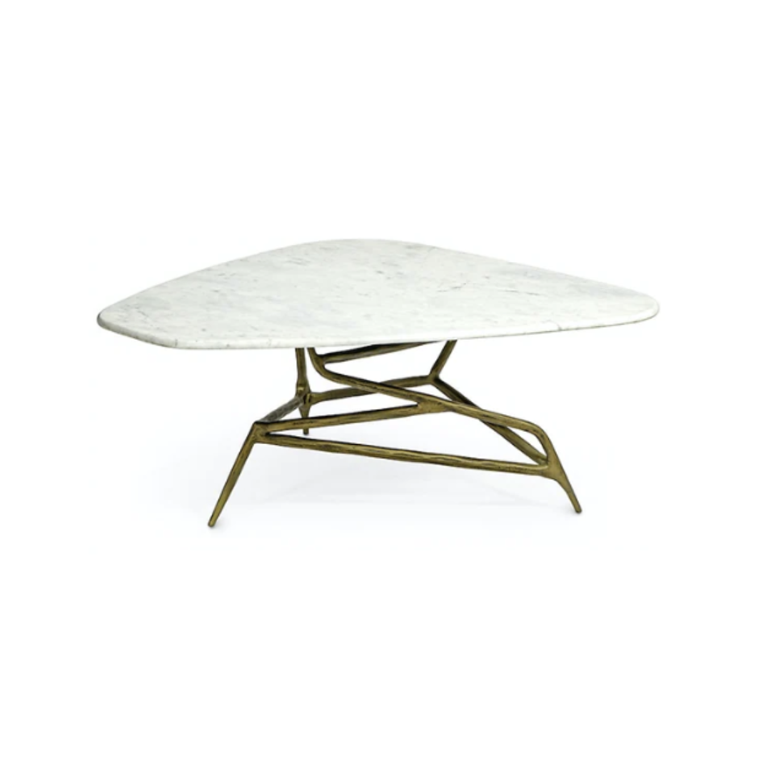 ORLANDO MARBLE COFFEE TABLE, SHORT