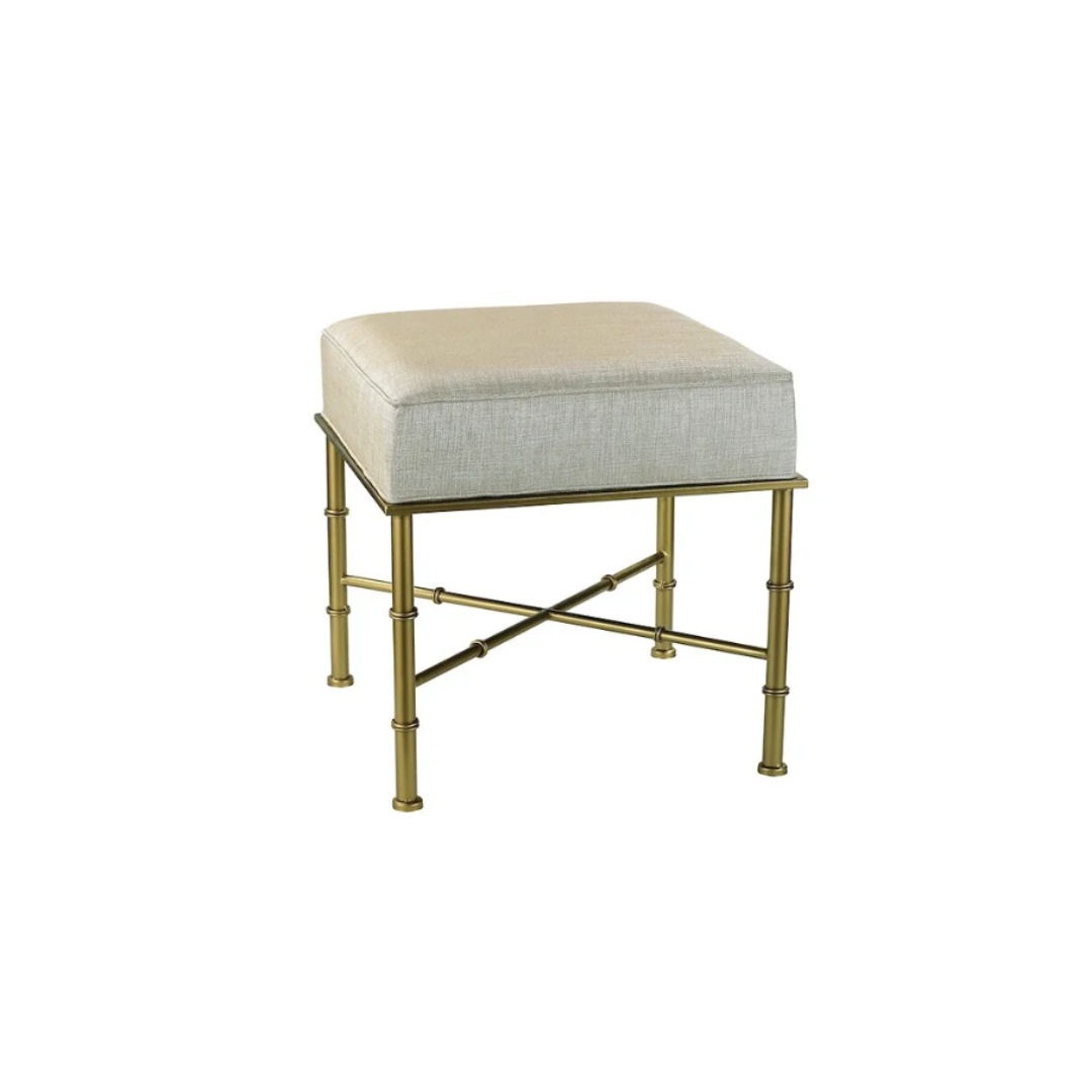 GOLD CANE STOOL