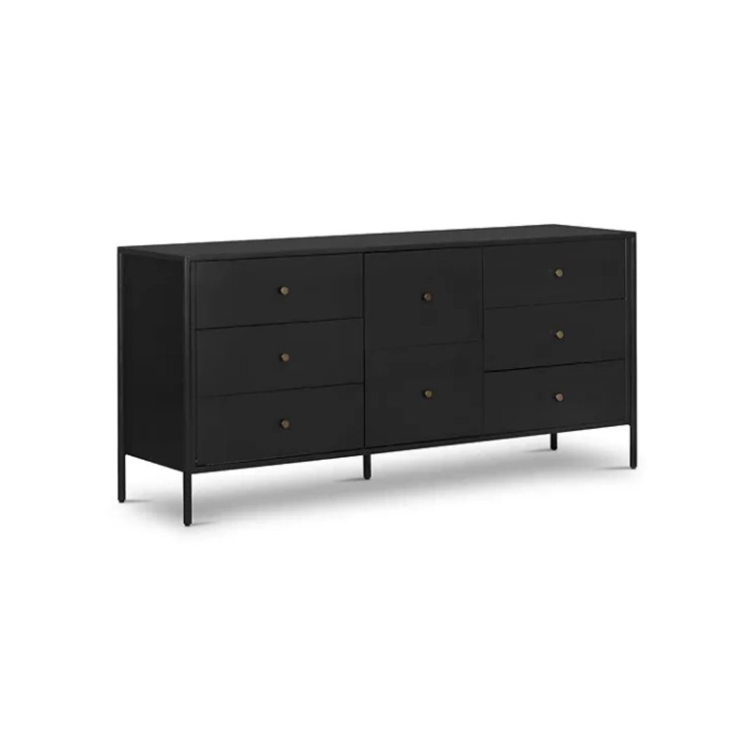 SOTO 8 DRAWER DRESSER-BLACK