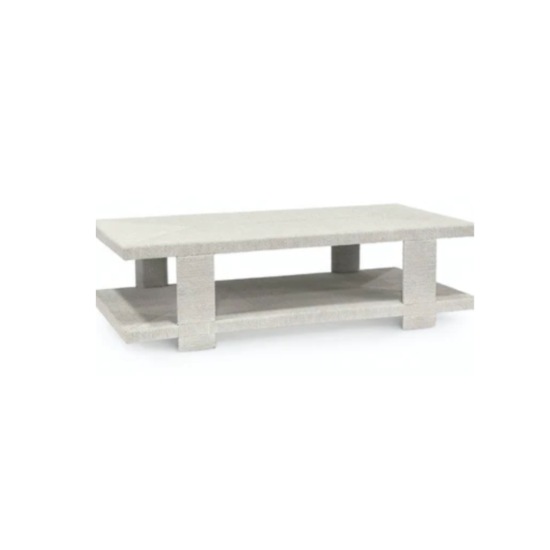 CLINT COFFEE TABLE WHITE SAND