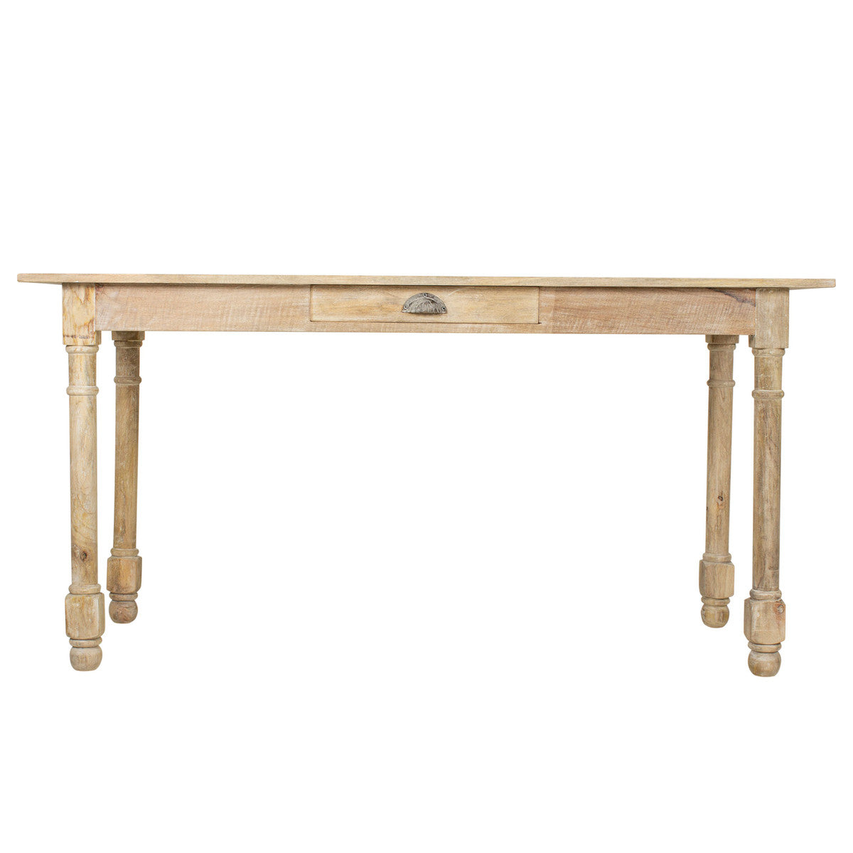 BROCK 60" MANGO TURNED LEG DESK, KD