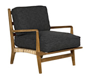 ALLISTER CHAIR, GRAY US MADE CUSHIONS