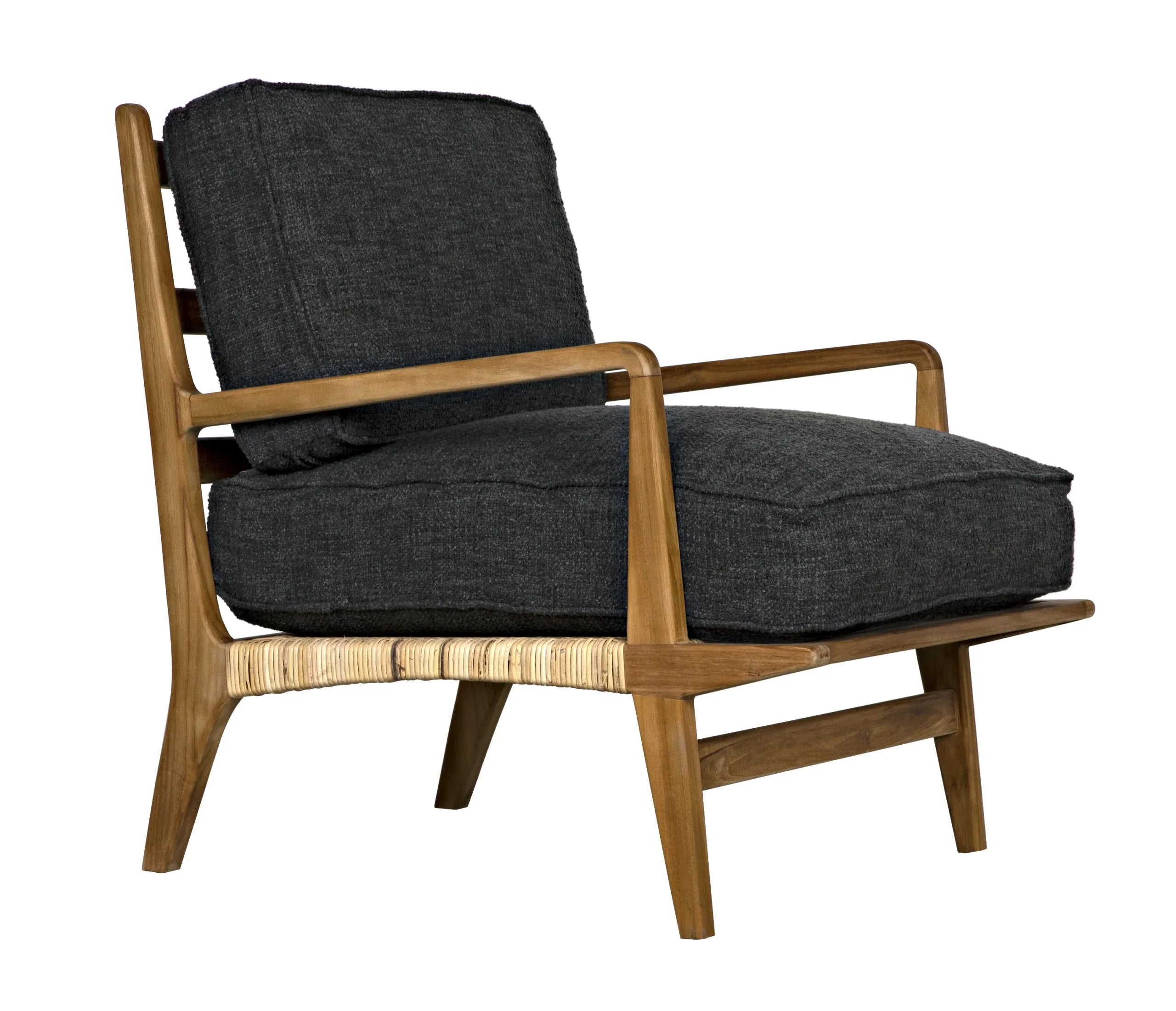 ALLISTER CHAIR, GRAY US MADE CUSHIONS