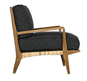 ALLISTER CHAIR, GRAY US MADE CUSHIONS