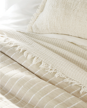 MARINO NATURAL / IVORY MATELASSE COVERLET