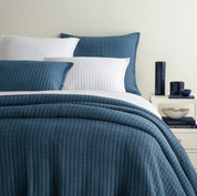 BOYFRIEND INK MATELASSE COVERLET