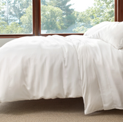 SILKEN SOLID WHITE SHEET SET