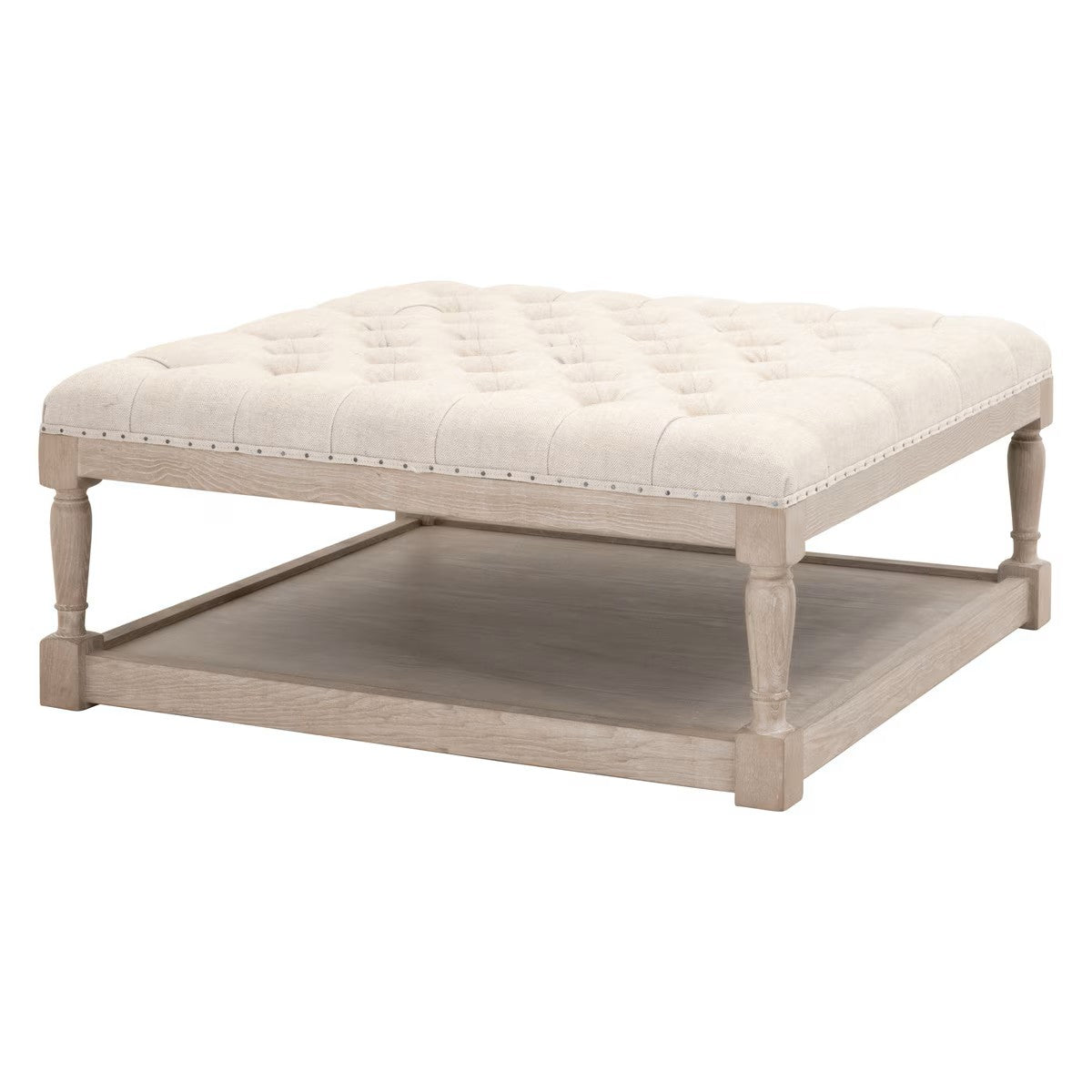 TOWNSEND TUFTED UPHOLSTERED COFFEE TABLE