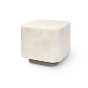 DAKOTA SIDE TABLE, WHITE