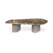 CALEB COFFEE TABLE SHORT, BROWN