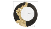 MERCURY MIRROR BLACK, GOLD LEAF