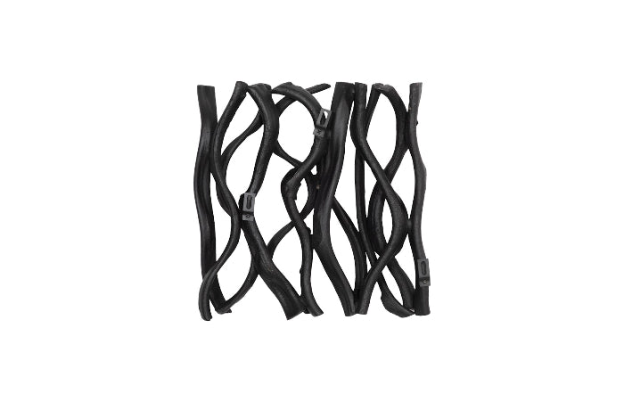 VINE WALL TILE BLACK